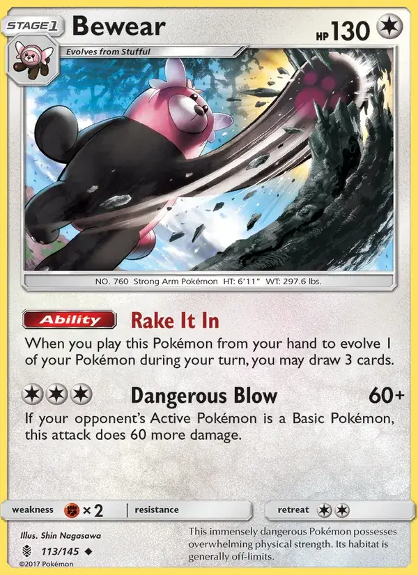 Bewear - 113/169 - Guardians Rising