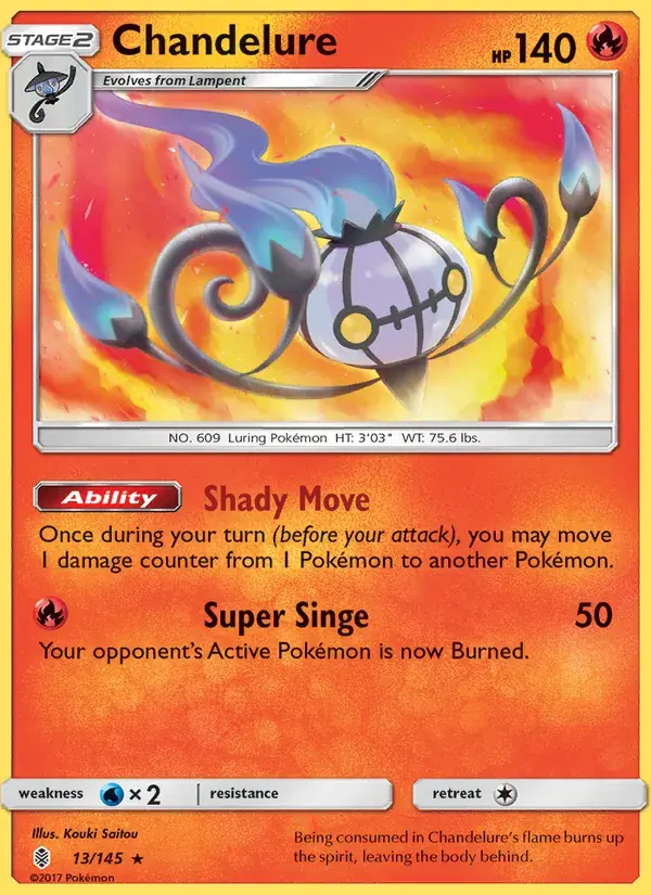 Chandelure - 13/169 - Guardians Rising