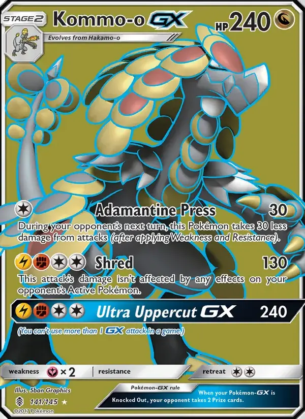 Kommo-o GX - 141/169 - Guardians Rising