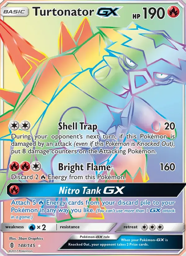 Turtonator GX - 148/169 - Guardians Rising