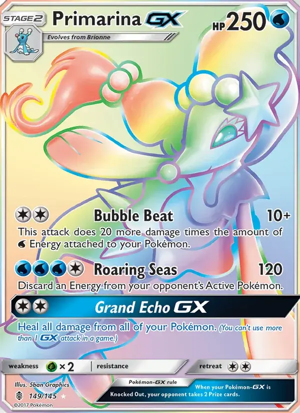Primarina GX - 149/169 - Guardians Rising