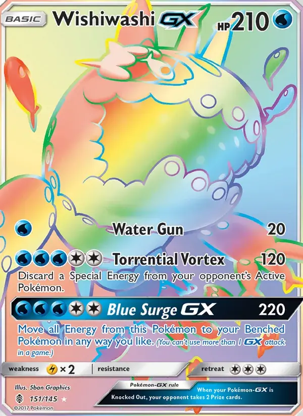 Wishiwashi GX - 151/169 - Guardians Rising