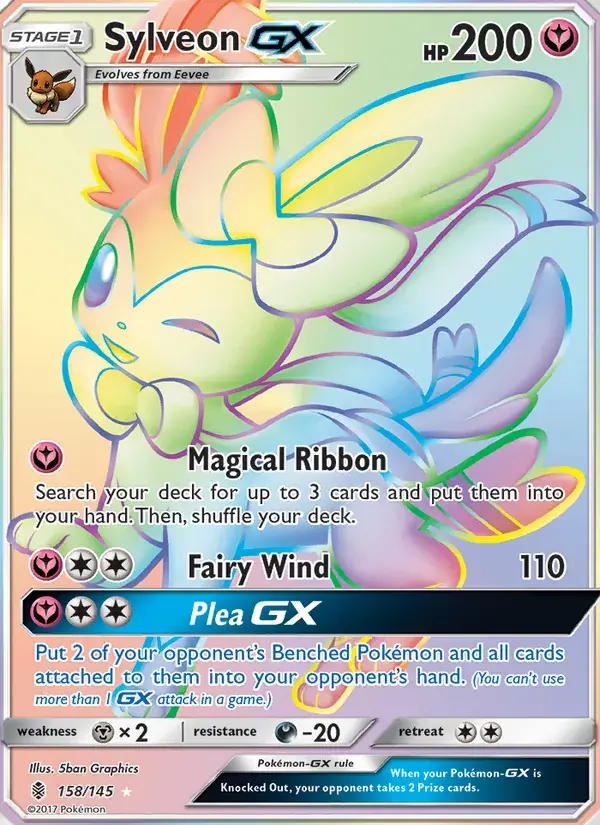 Sylveon GX - 158/169 - Guardians Rising