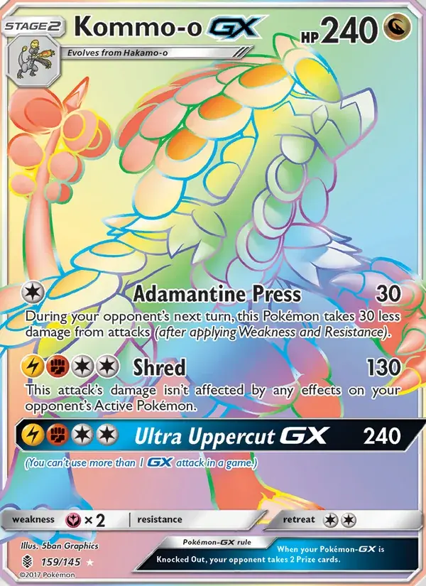Kommo-o GX - 159/169 - Guardians Rising