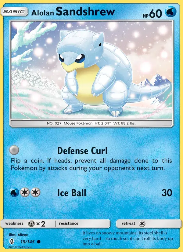 Alolan Sandshrew - 19/169 - Guardians Rising