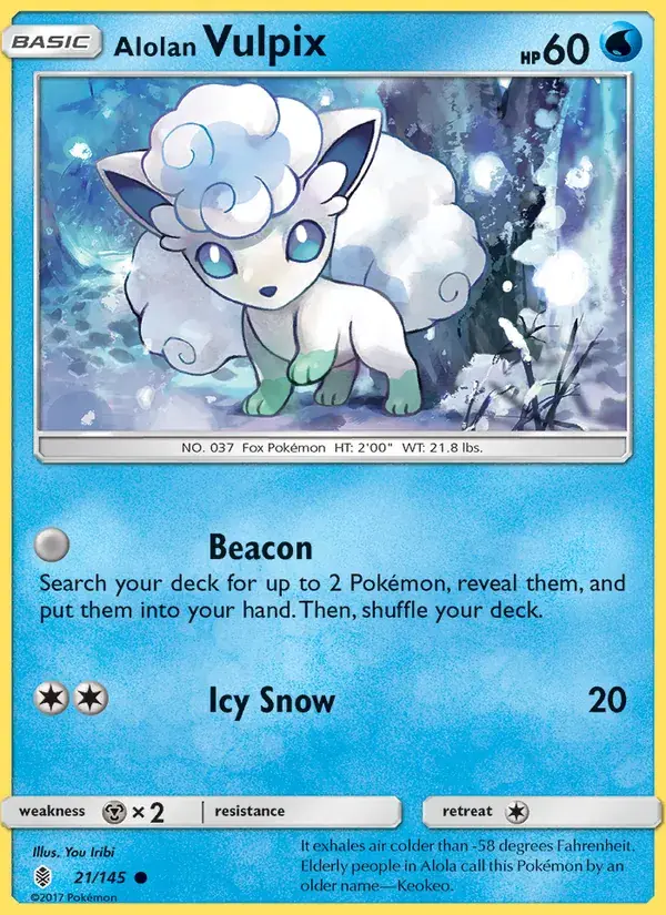 Alolan Vulpix - 21/169 - Guardians Rising