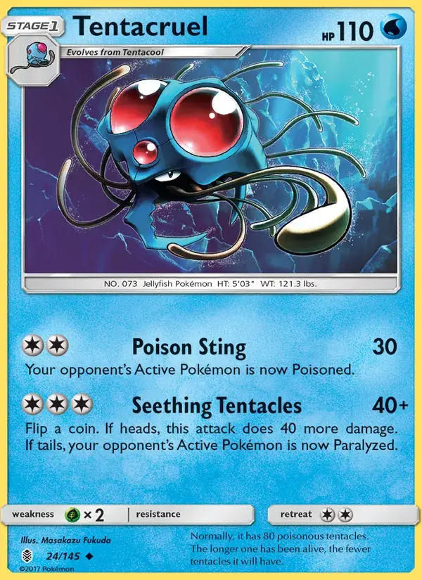 Tentacruel - 24/169 - Guardians Rising