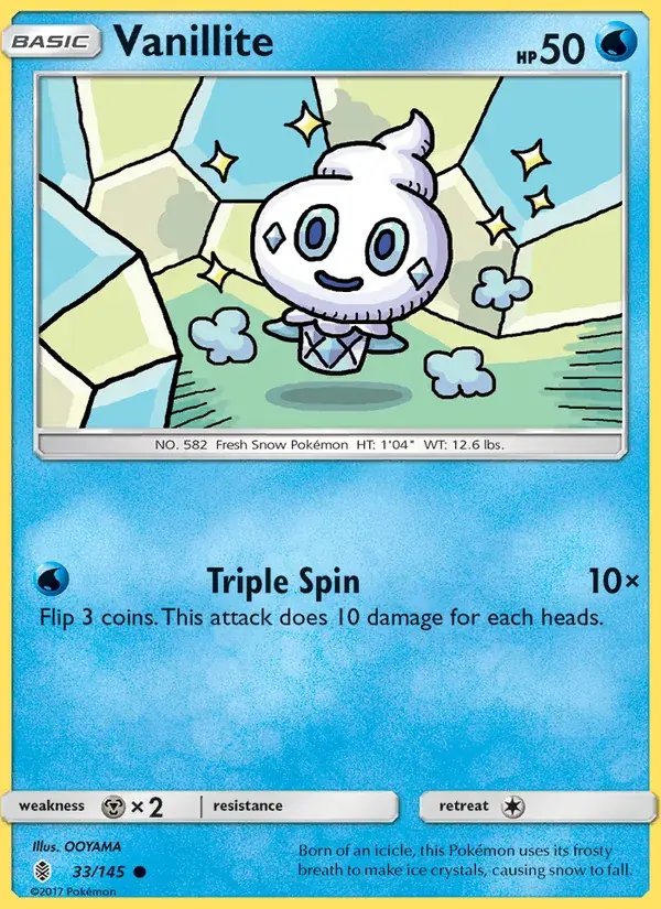 Vanillite - 33/169 - Guardians Rising