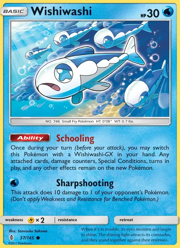Wishiwashi - 37/169 - Guardians Rising