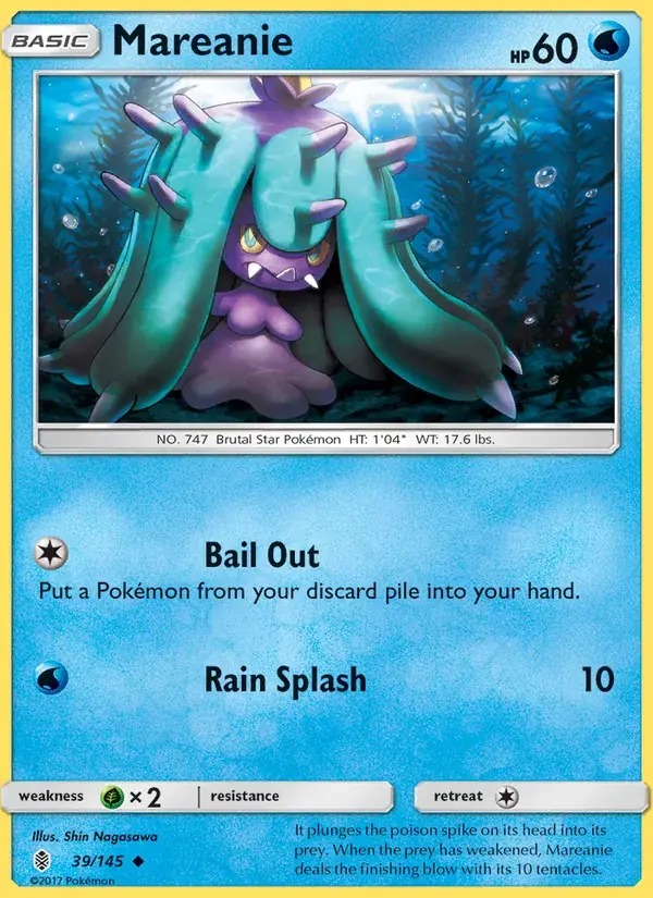 Mareanie - 39/169 - Guardians Rising