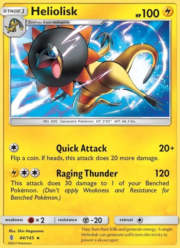 Heliolisk - 44/169 - Guardians Rising