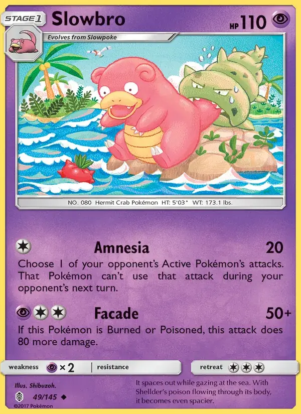 Slowbro - 49/169 - Guardians Rising