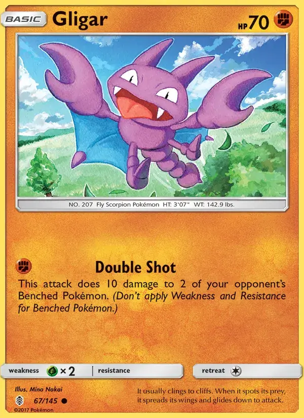 Gligar - 67/169 - Guardians Rising