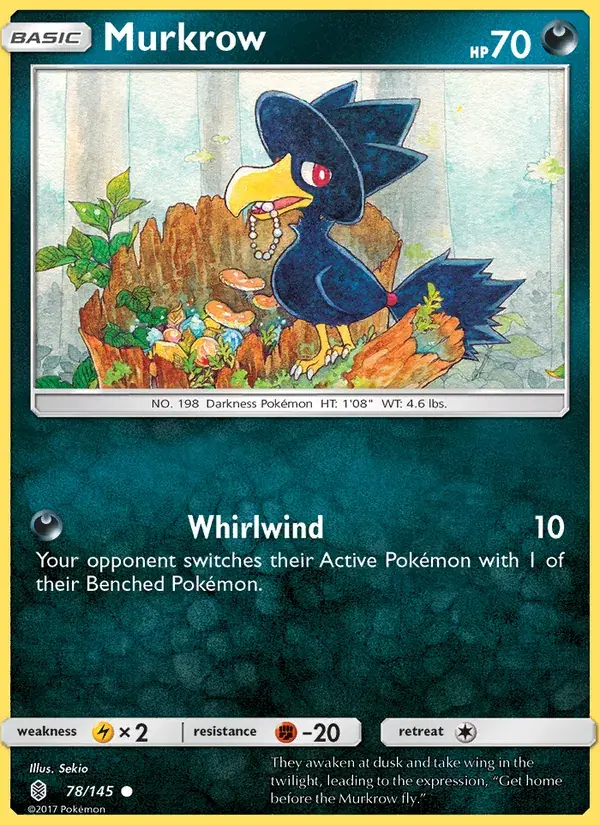 Murkrow - 78/169 - Guardians Rising