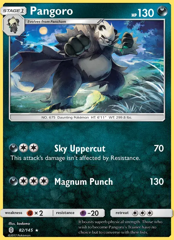Pangoro - 82/169 - Guardians Rising