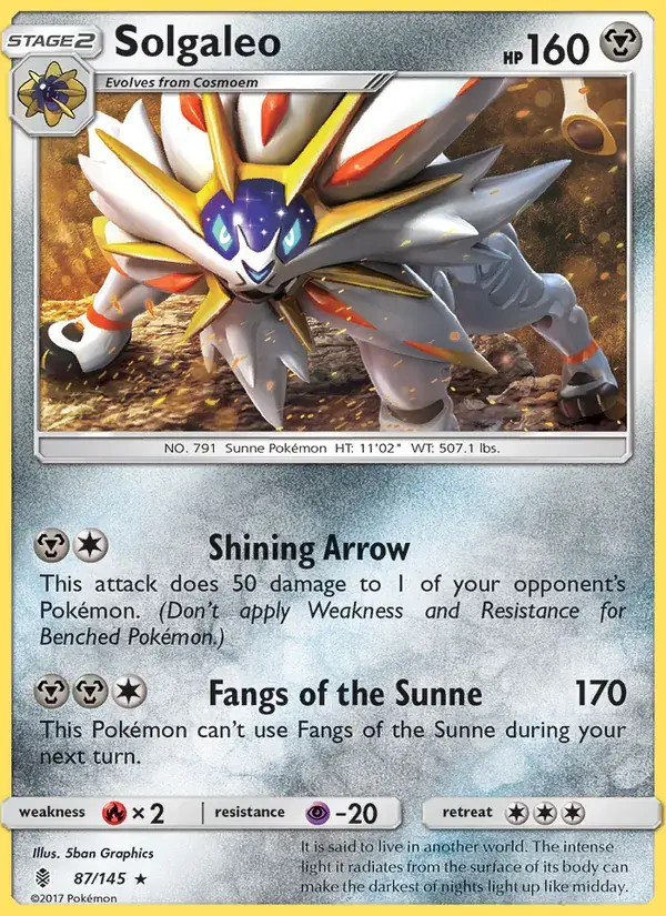 Solgaleo - 87/169 - Guardians Rising
