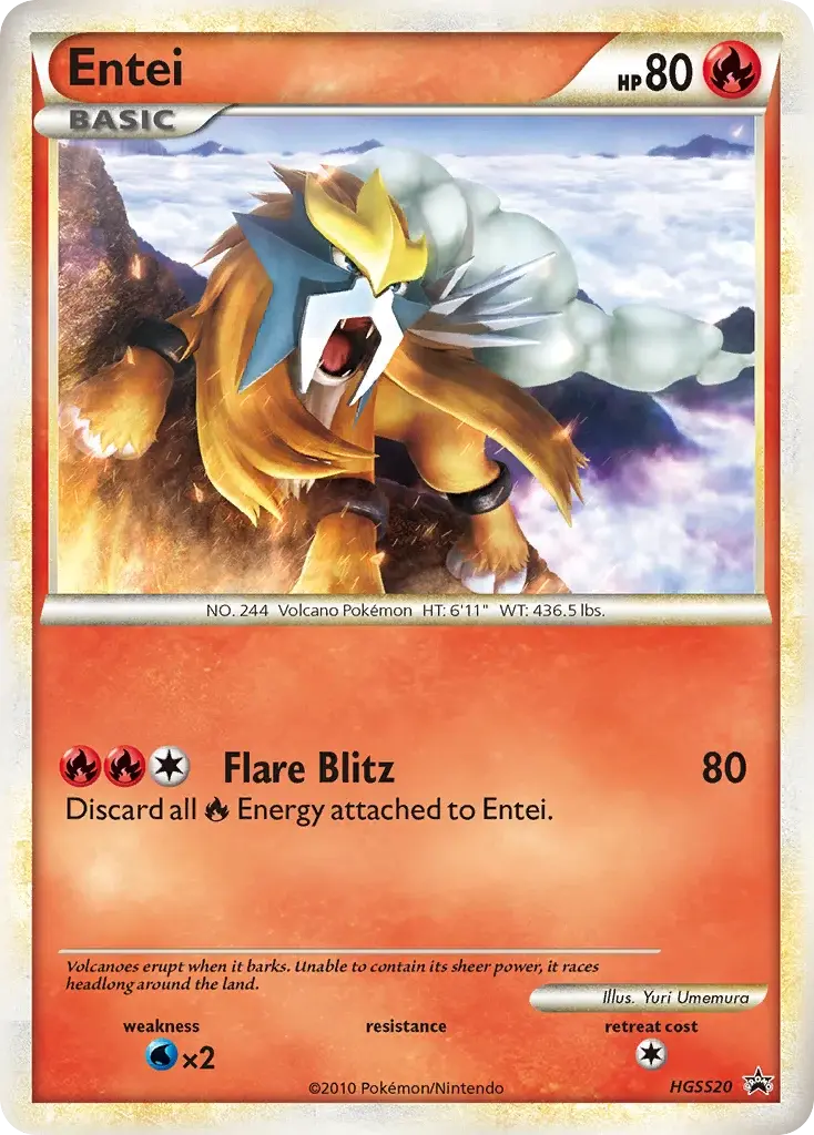 Entei - HGSS20/25 - Promo HGSS