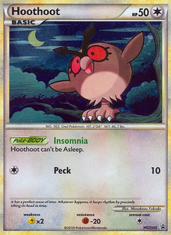 Hoothoot - HGSS05/25 - Promo HGSS