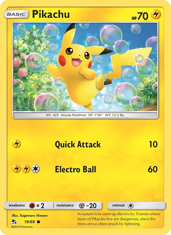 Pikachu - 19/69 - Destinées Occultes