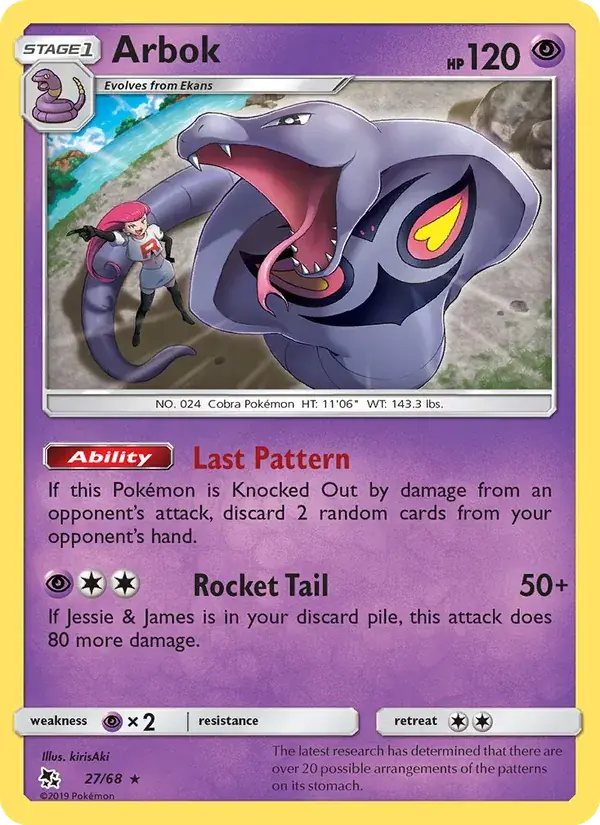 Arbok - 27/69 - Destinées Occultes