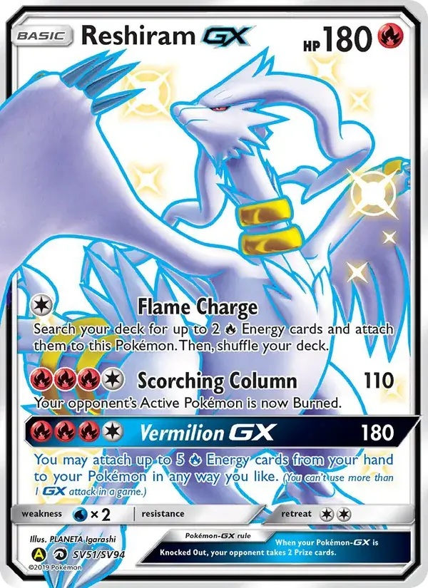 Reshiram-GX - SV51/69 - Destinées Occultes