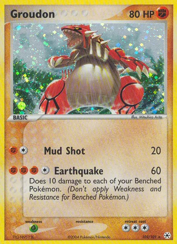 Groudon - 102/102 - Hidden Legends