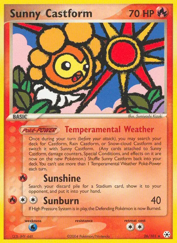 Sunny Castform - 26/102 - Hidden Legends
