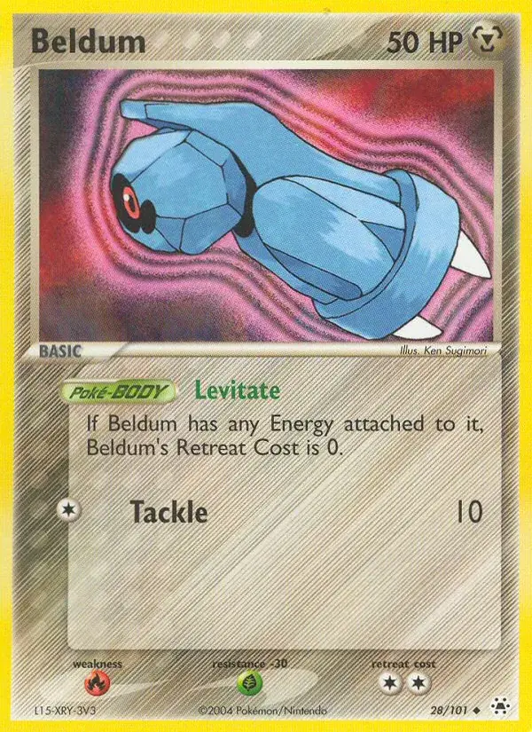 Beldum - 28/102 - Hidden Legends