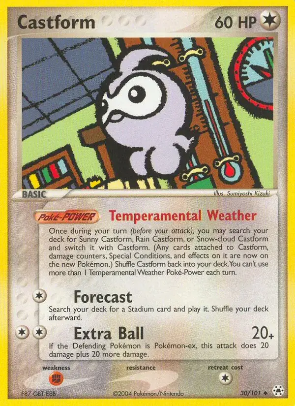 Castform - 30/102 - Hidden Legends