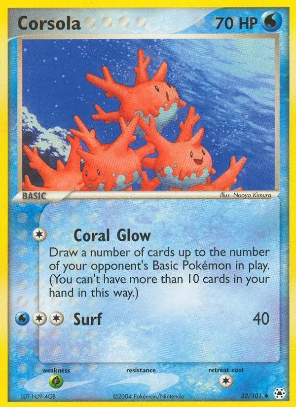 Corsola - 32/102 - Hidden Legends