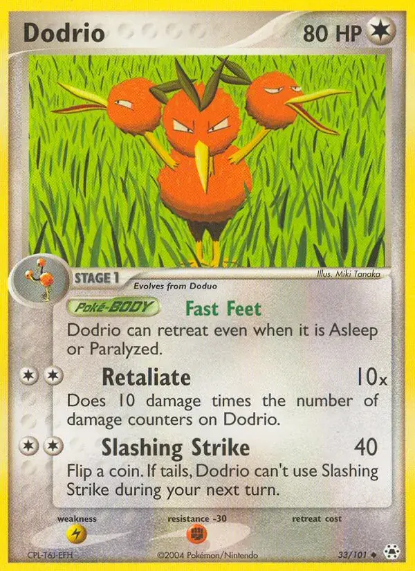 Dodrio - 33/102 - Hidden Legends