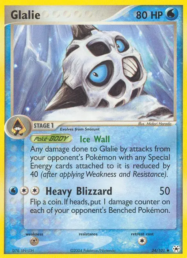 Glalie - 34/102 - Hidden Legends