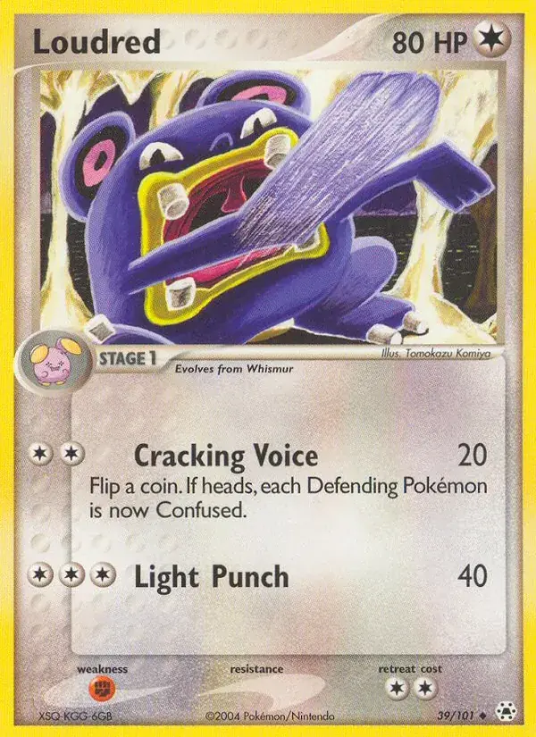 Loudred - 39/102 - Hidden Legends