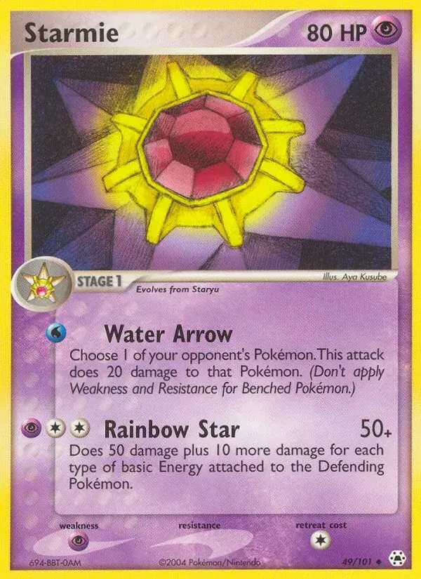 Starmie - 49/102 - Hidden Legends