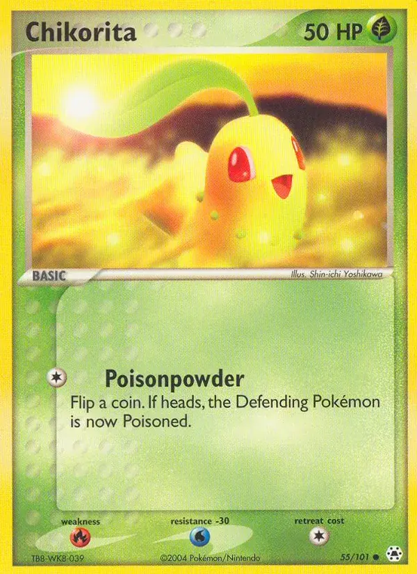 Chikorita - 55/102 - Hidden Legends