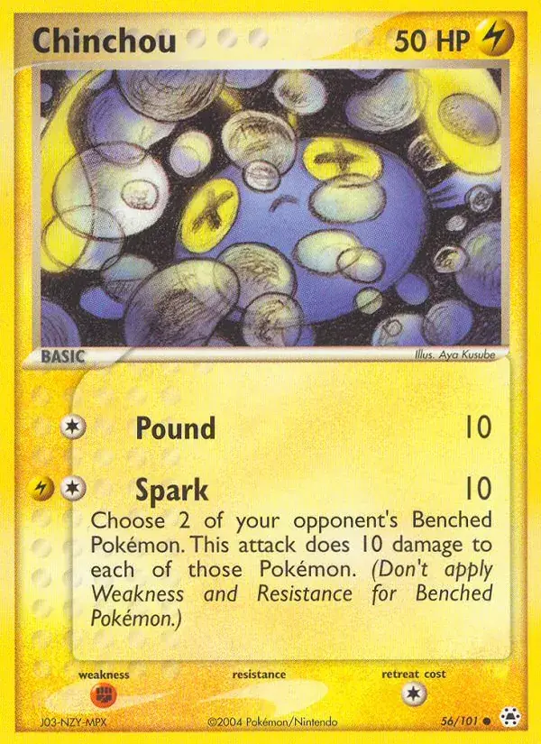 Chinchou - 56/102 - Hidden Legends