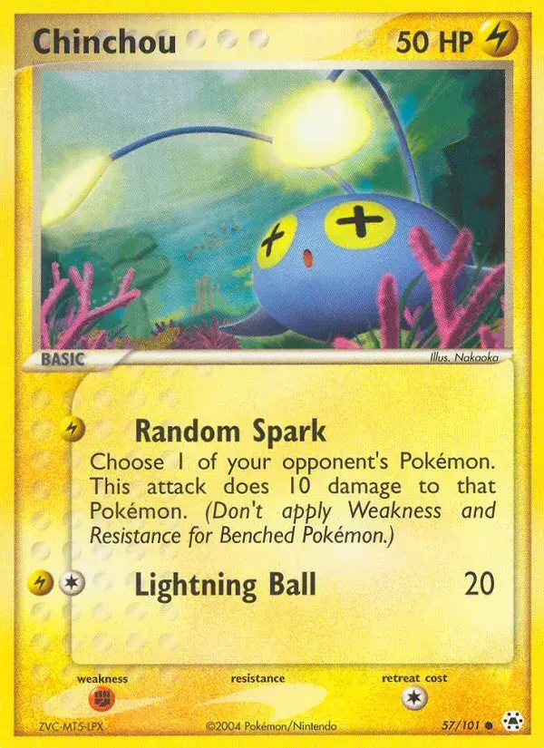 Chinchou - 57/102 - Hidden Legends