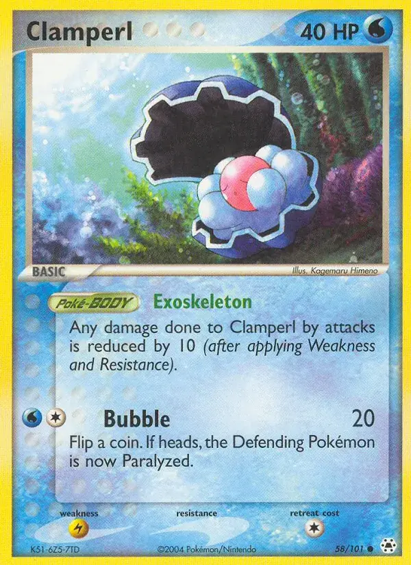 Clamperl - 58/102 - Hidden Legends