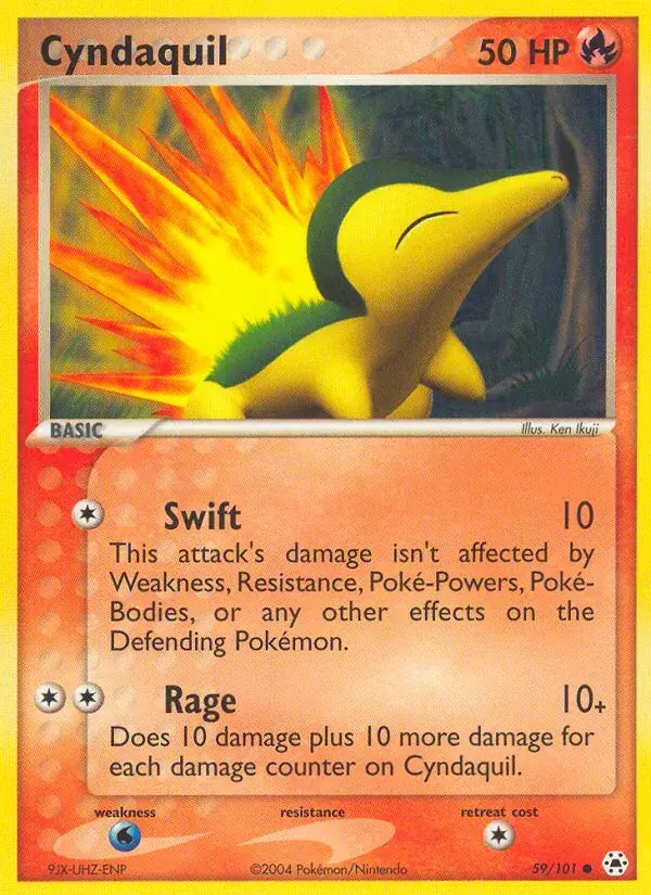 Cyndaquil - 59/102 - Hidden Legends