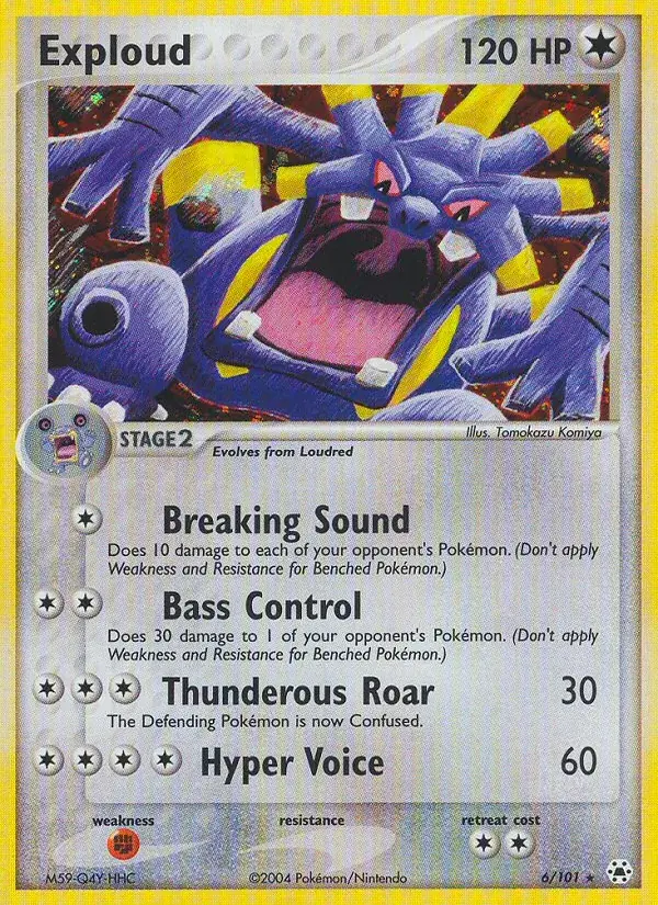 Exploud - 6/102 - Hidden Legends