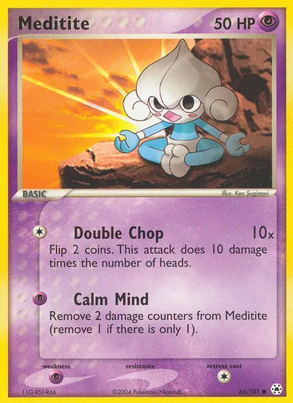 Meditite - 65/102 - Hidden Legends