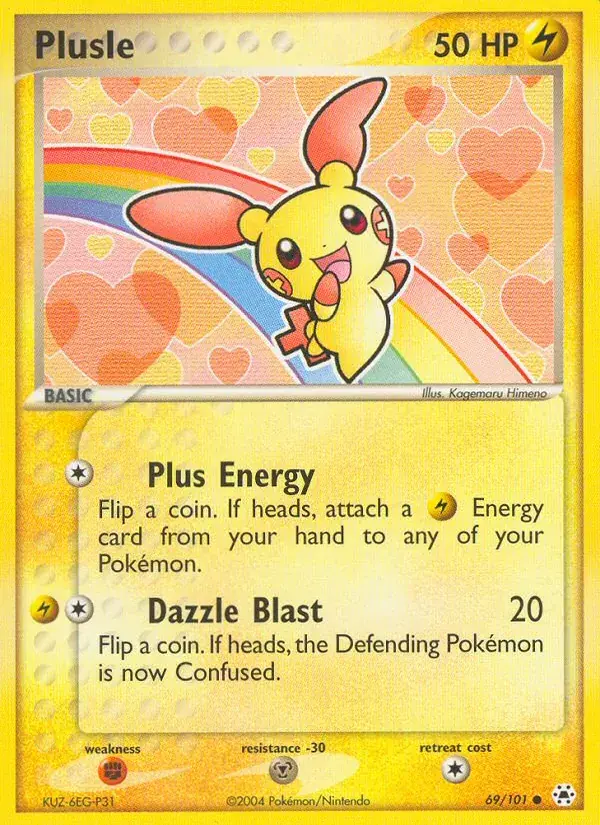 Plusle - 69/102 - Hidden Legends