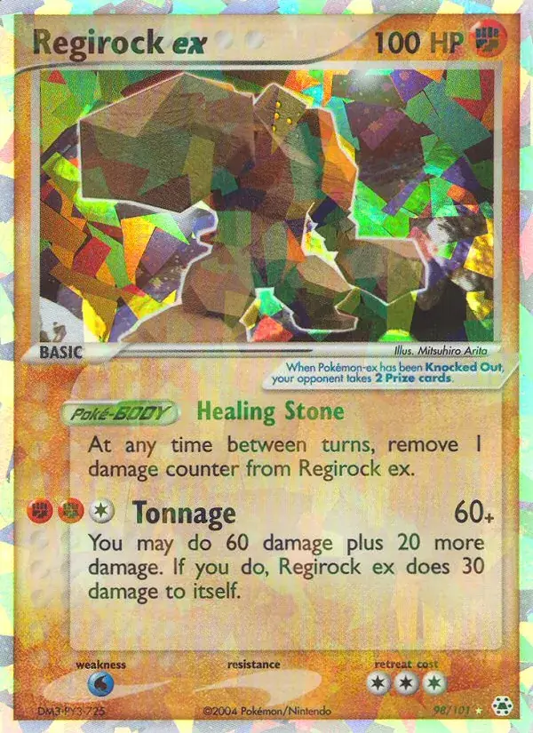 Regirock ex - 98/102 - Hidden Legends