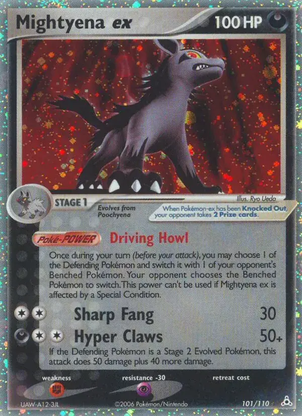 Mightyena ex - 101/111 - Holon Phantoms