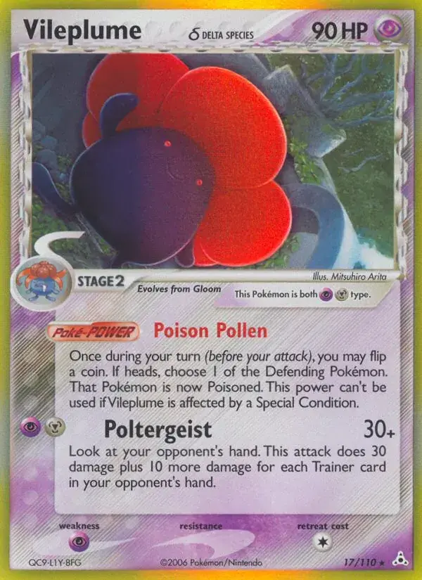 Vileplume δ - 17/111 - Holon Phantoms
