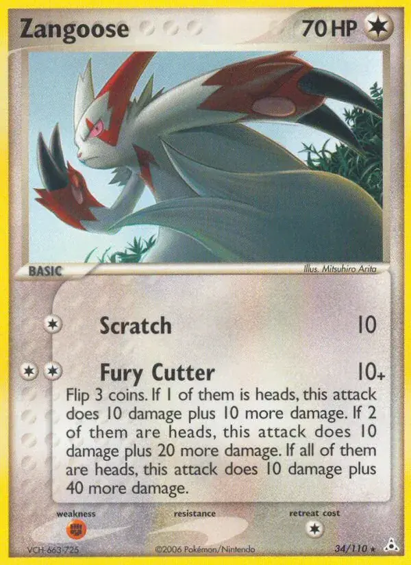 Zangoose - 34/111 - Holon Phantoms