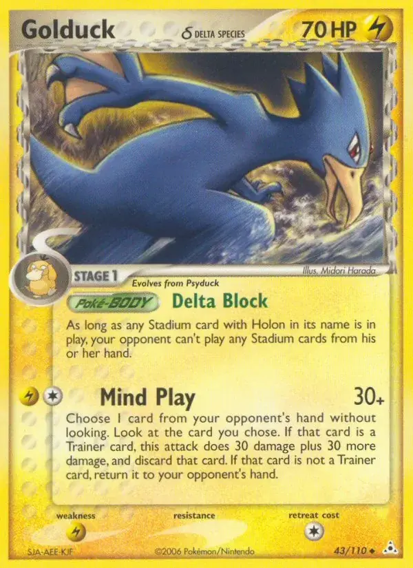 Golduck δ - 43/111 - Holon Phantoms