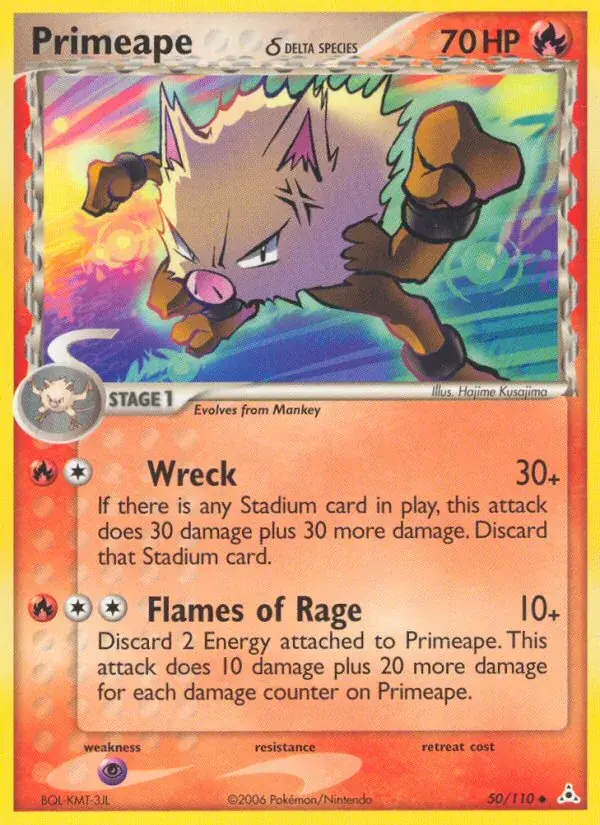 Primeape δ - 50/111 - Holon Phantoms