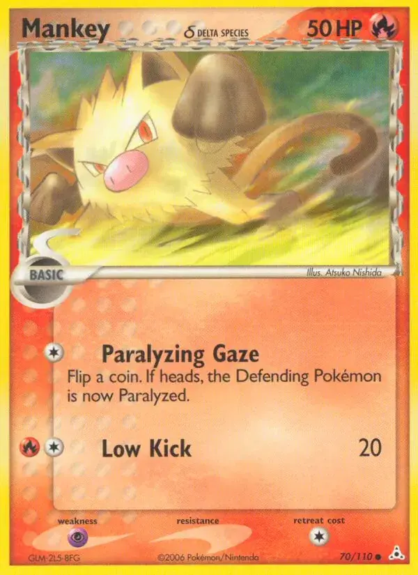 Mankey δ - 70/111 - Holon Phantoms