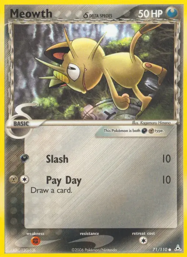 Meowth δ - 71/111 - Holon Phantoms